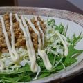 ダイナマイト漆黒's cooksnap of when they made 納豆サラダ.