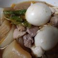 れんれんとまま's cooksnap of when they made 鶏もも肉と大根と卵の柚子味噌煮込み.