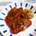 強がりクマ's cooksnap of when they made ピーマンの肉詰め.