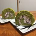 さっちゃん←元こ茄子's cooksnap of when they made ロールケーキ★抹茶＆あずきクリーム.