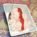 kumi2014's cooksnap of when they made 春だ！●ふわっふわの苺チーズムース●.