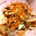 カメ姫☆'s cooksnap of when they made ぷりぷり高野豆腐とキャベツの甘酢炒め.