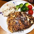ちゃんもり♪'s cooksnap of when they made ヘルシー♪鯖缶ハンバーグ.