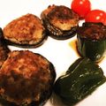 クックWBAF43☆'s cooksnap of when they made 簡単ジューシーピーマン＆しいたけの肉詰め.