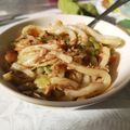 Ajacon's cooksnap of when they made 液体塩こうじの焼きうどん.