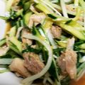 あおい22's cooksnap of when they made ハリハリ水菜と鶏肉の中華サラダ.