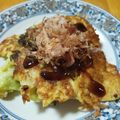 えどぢろ's cooksnap of when they made じゃがいもひと玉で簡単お好み焼き.
