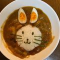 チキン南蛮9's cooksnap of when they made 白うさぎのデコカレー.