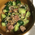 クックZ8J4H4☆'s cooksnap of when they made 鶏むね肉ときゅうりのねぎ塩炒め.