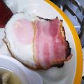 choco831's cooksnap of when they made ハムが固くならないハムエッグ♡.