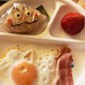 クックIQPXPF☆'s cooksnap of when they made キャラ弁*カレーパンマンおにぎり.