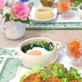 berry_a's cooksnap of when they made マヨほうれん草の巣ごもり卵.