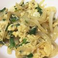卵せんべい's cooksnap of when they made 玉ねぎたっぷりニラ玉.