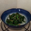 ★あらちゃん★'s cooksnap of when they made 菜の花（小松菜）のお浸し.