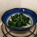★あらちゃん★'s cooksnap of when they made ゆで汁を使って、菜の花のお浸し.
