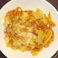 ザク男's cooksnap of when they made 洋風焼きうどん.
