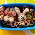 わんこた's cooksnap of when they made キャラ弁に〜電車でお出かけアンパンマン〜.