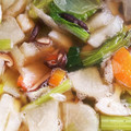 risumiu's cooksnap of when they made ♪たっぷり根菜の和風スープ♪.
