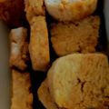 ﾎﾞﾀﾓﾁ's cooksnap of when they made ビニール袋とサラダ油で♡くるみの塩サブレ.