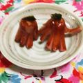 夢夢555's cooksnap of when they made お弁当☆レンジで8本足たこさんウインナー.