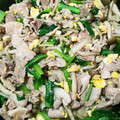 ティアリン's cooksnap of when they made 時短！節約！小松菜と豚肉のうまみ炒め♡.