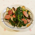 Richland☆Y's cooksnap of when they made ほうれん草ときのこのバターソテー.