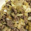 ママポックル's cooksnap of when they made 牛肉とキャベツの甘辛みそ炒め.