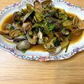 クックO9L1SV☆'s cooksnap of when they made あさりとパクチーのうま辛炒め.