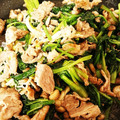 ゆなりちママ's cooksnap of when they made 簡単！牛肉とシメジとホウレン草の炒め物！.