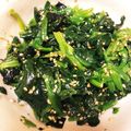 アリんコ's cooksnap of when they made ほうれん草の海苔ナムル.