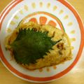 ちっはりん's cooksnap of when they made 大葉香る♪なめ茸と豆腐のフワフワ焼.