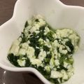 ちょこ05's cooksnap of when they made 【簡単離乳食】ほうれん草とゴマの白和え.