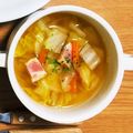 riosb's cooksnap of when they made 白菜とベーコンのコンソメスープ.