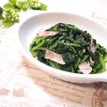 ＊naｰno＊'s cooksnap of when they made 水っぽくない！ほうれん草のベーコン炒め.
