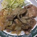 ちゃぎー's cooksnap of when they made 山田の醤油で作る豚の生姜焼き.