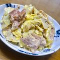 ＊＊めろん＊＊'s cooksnap of when they made 鳥もも肉とキャベツのマヨ粒マスタード炒め.