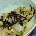 ねぇ～chan's cooksnap of when they made 簡単☆白菜の塩昆布和え.