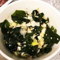A子３'s cooksnap of when they made 湯通しワカメのナムル.
