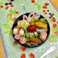 komutatata's cooksnap of when they made チキンカツおにぎらず.