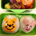 ぷでぃんぐー's cooksnap of when they made のりパンチde簡単プーさん（キャラ弁）.