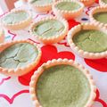 ☆くれあMam☆'s cooksnap of when they made 市販のタルト台で抹茶チーズタルト.