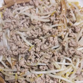 pucyipan's cooksnap of when they made ☆☆もやしとメンマ豚挽き肉炒め☆☆.