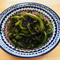 空前絶後のらび's cooksnap of when they made ピーマンor万願寺とうがらしの塩昆布炒め.