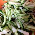 クックBLTENE☆'s cooksnap of when they made 大根ときゅうりの酢の物（健康食）.