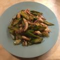 popoliva's cooksnap of when they made イカ（イカげそ）とアスパラのバター炒め♪.