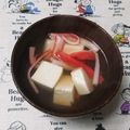 NAOばあさん's cooksnap of when they made 超簡単！カニ(カマ)豆腐スープ♪.
