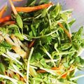 4kids◍•ᴗ•◍'s cooksnap of when they made 豆苗とちくわの麺つゆサラダ.