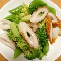 heisukeママ's cooksnap of when they made ちくわとブロッコリーのゴマ油あえ.