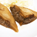☆lino☆lino's cooksnap of when they made はんぺん挟みバーグの和風煮込み【作りおき.