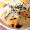クックJAM☆'s cooksnap of when they made エリンギと長ネギのWチーズグラタン.